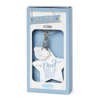 Dad You're The Best Me to You Bear Wooden Key Ring Extra Image 1 Preview